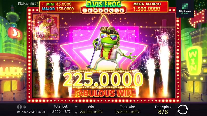 Elvis Frog à Las Vegas